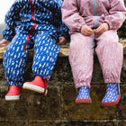 Puddlestomper Wellies Blue Lightning